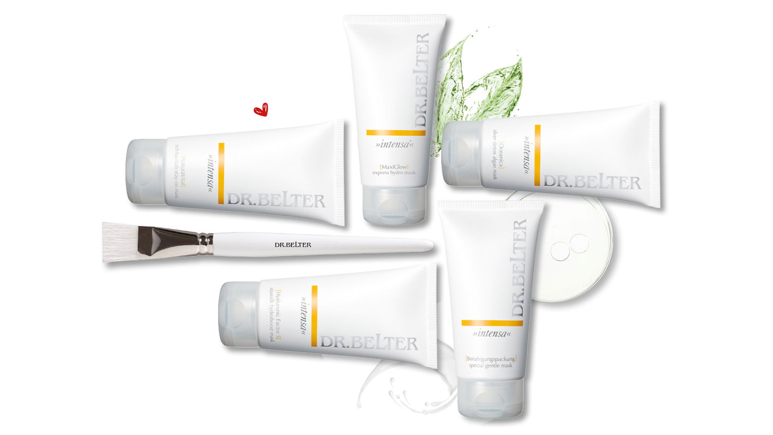 flatlay-intensa-masken-und-packungen