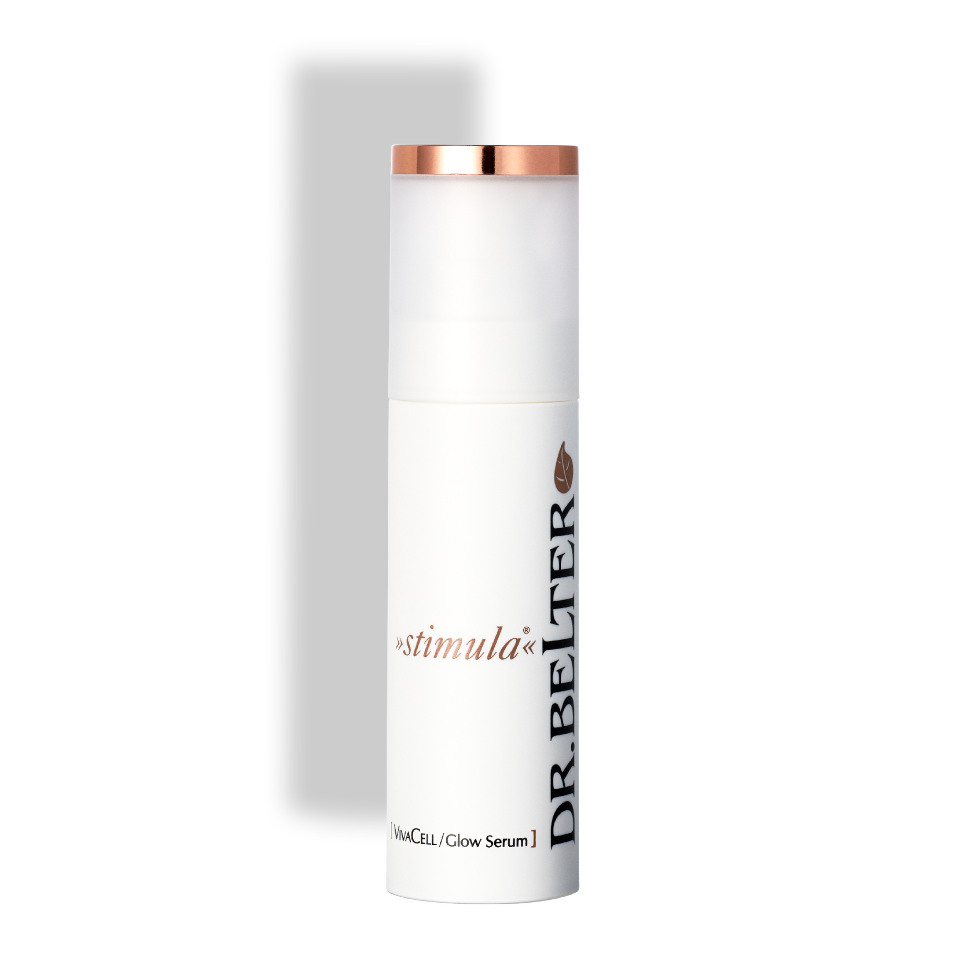 VivaCell Glow Serum Dr.Belter Cosmetic stimula 308 auf transparentem Hintergrund mit Schatten 2250 x 2250