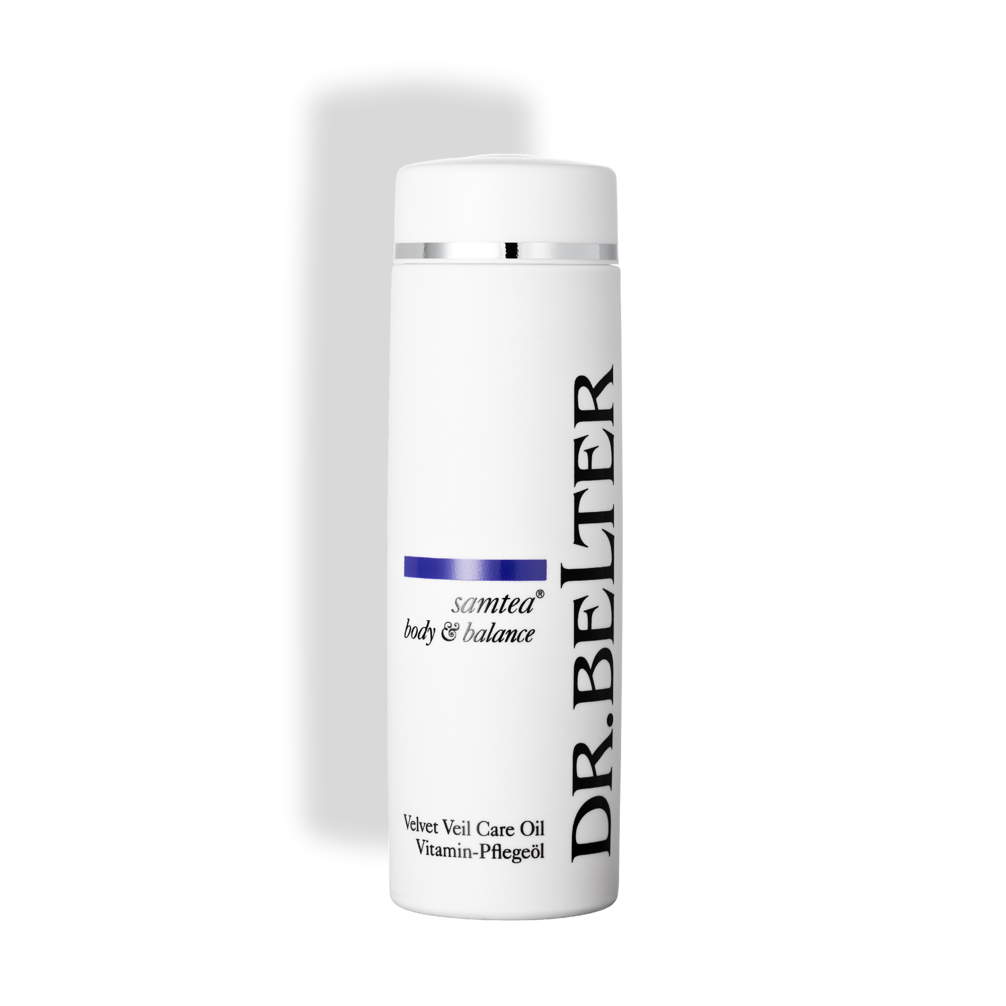 Vitamin-Pflegeöl Dr.Belter Cosmetic samtea 617 mit Schatten auf transparentem Hintergrund 2250 x 2250